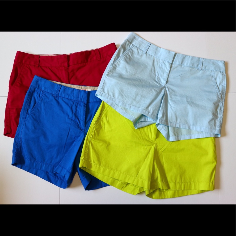J. Crew Chino Shorts Size 6 Lot